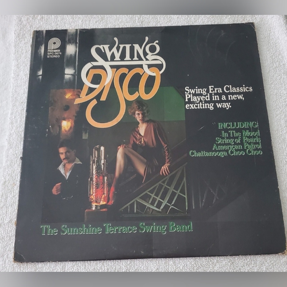 BOGO Swing Disco The Sunshine Terrace Swing Band Vinyl Record LP Vintage Album